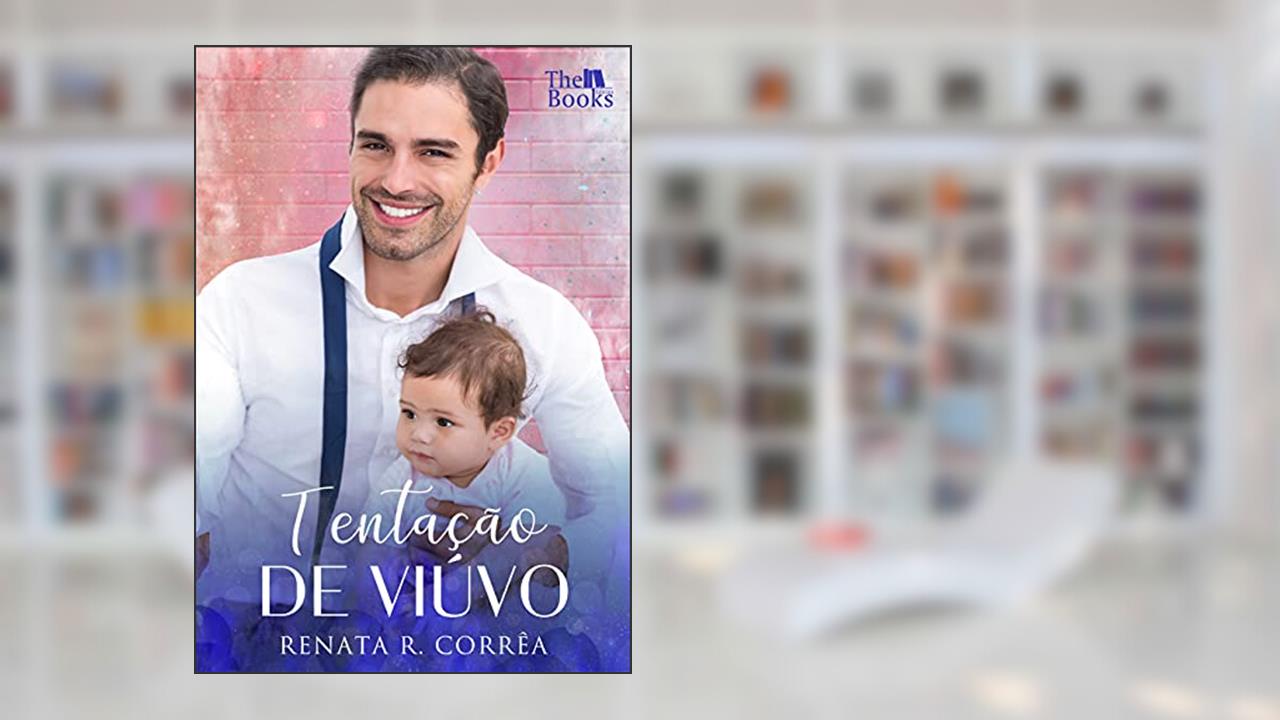 Capa de Tentação de viúvo, do autor Renata R. Corrêa
