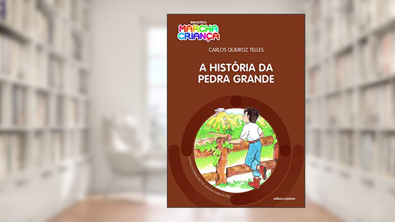 Capa de A história da pedra grande, do autor Carlos Queiroz Telles