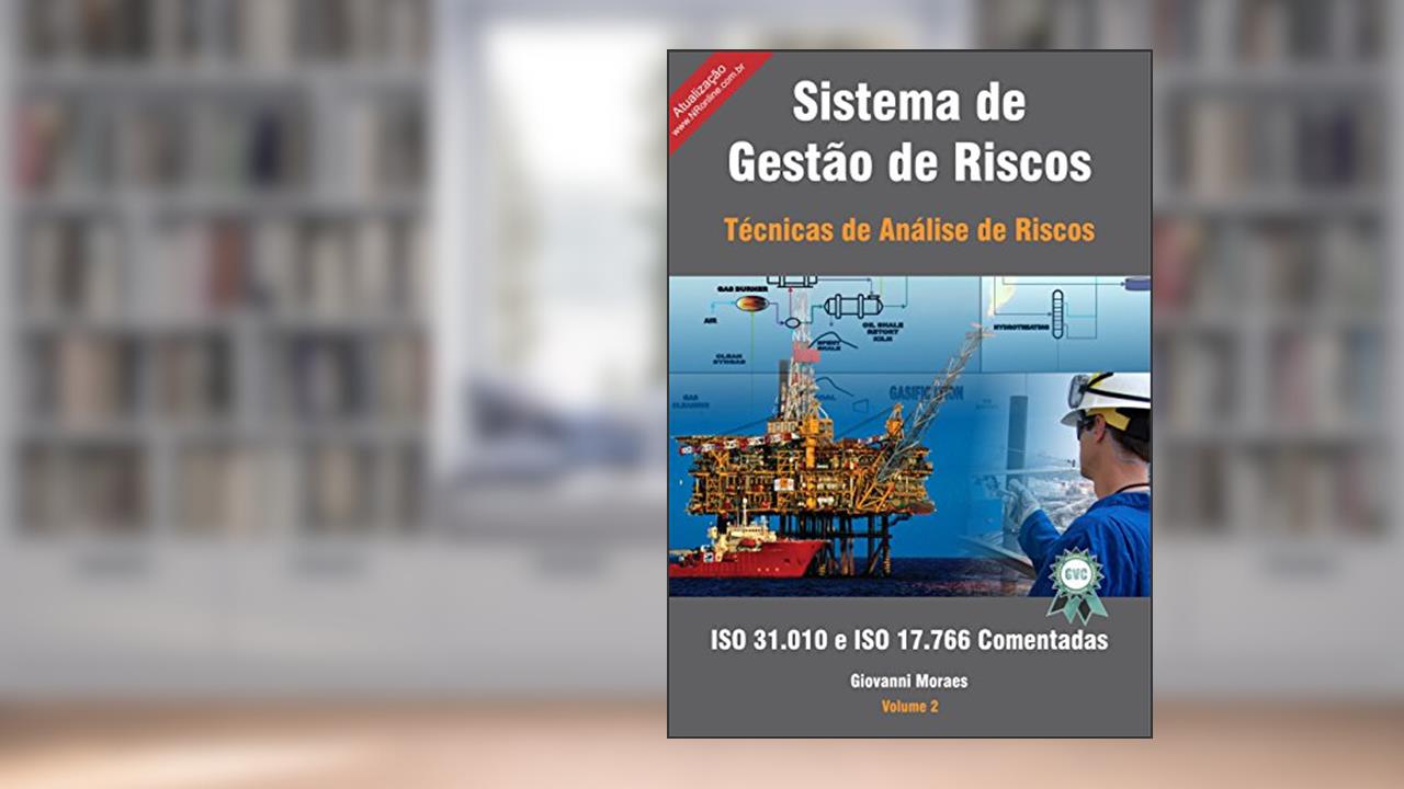 Capa de Sistema de Gestão de Riscos: Estudo de Análise de Riscos, do autor Giovanni Moraes