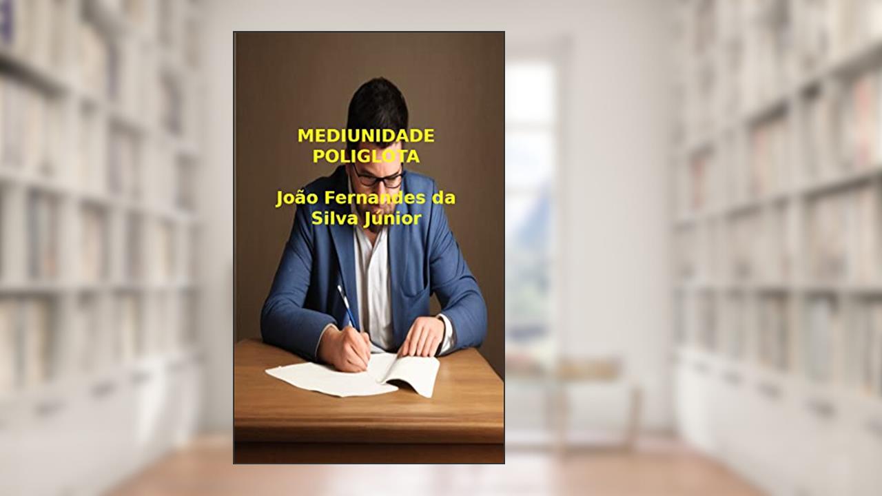 Capa de MEDIUNIDADE POLIGLOTA: Evidência da Reencarnação, do autor João Fernandes da Silva Júnior