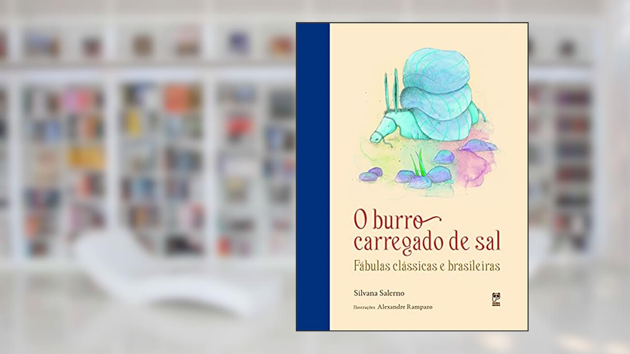 Capa de O burro carregado de sal, do autor Silvana Salerno