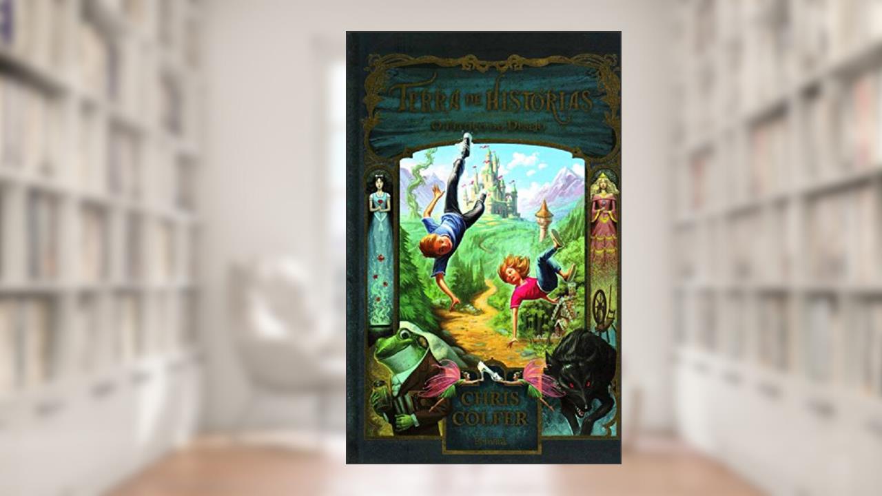 Capa de Terra de histórias 1: O feitiço do desejo, do autor Chris Colfer