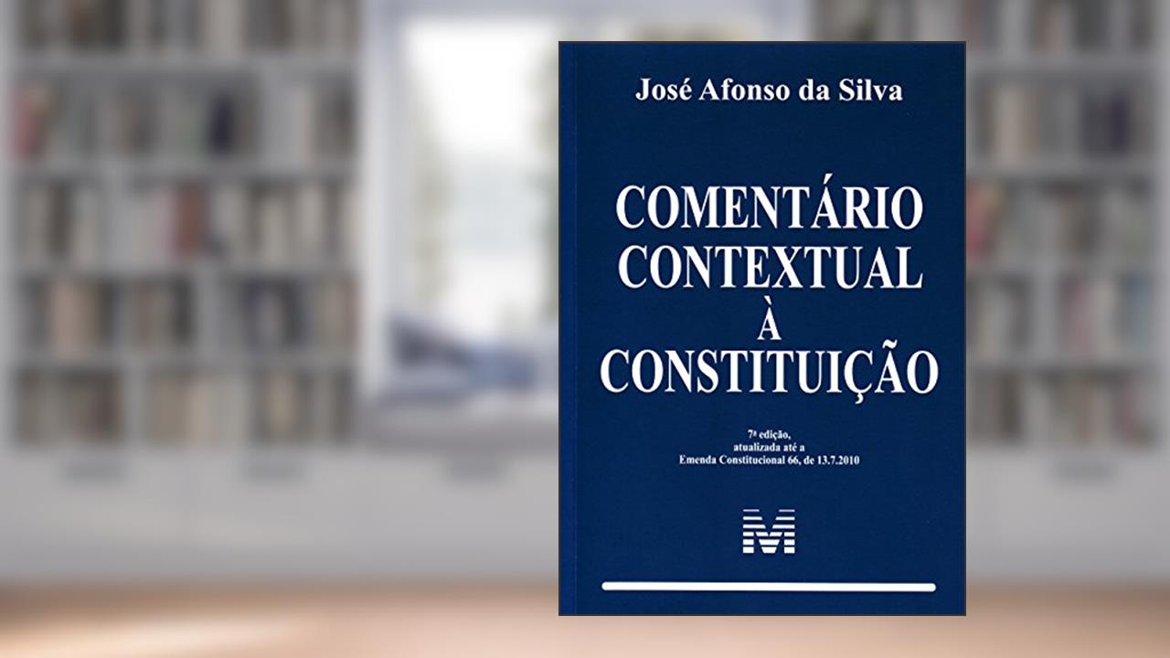 Capa de Comentario Contextual A Constituição, do autor Jose Afonso da Silva