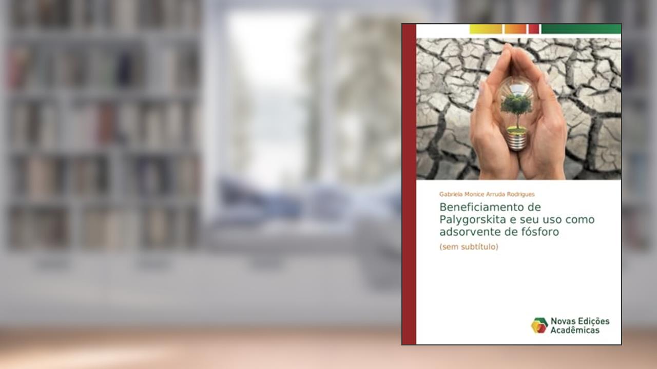 Capa de Beneficiamento de Palygorskita e seu uso como adsorvente de fósforo: (sem subtítulo), do autor Gabriela Monice Arruda Rodrigues