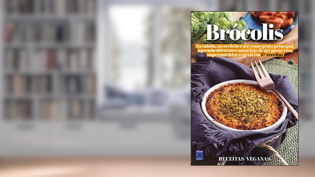 Capa de Receitas Veganas - Brócolis, do autor Editora Europa