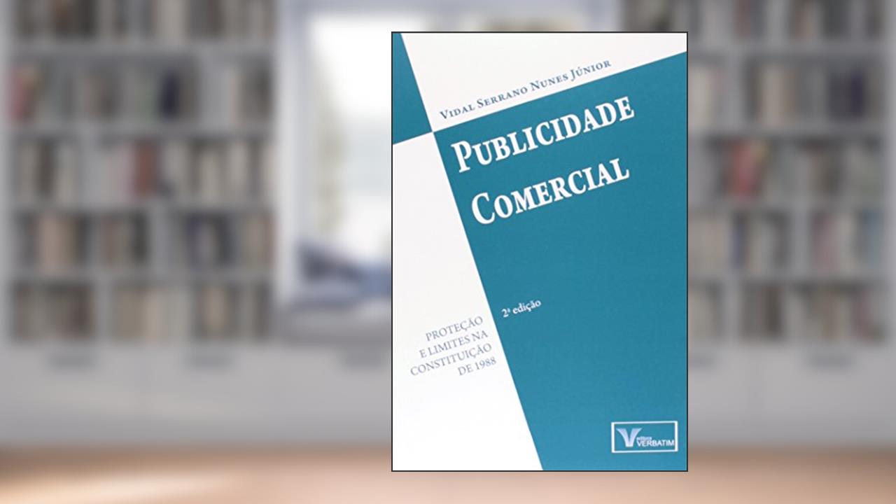 Capa de Publicidade Comercial, do autor Vidal Serrano Nunes Junior
