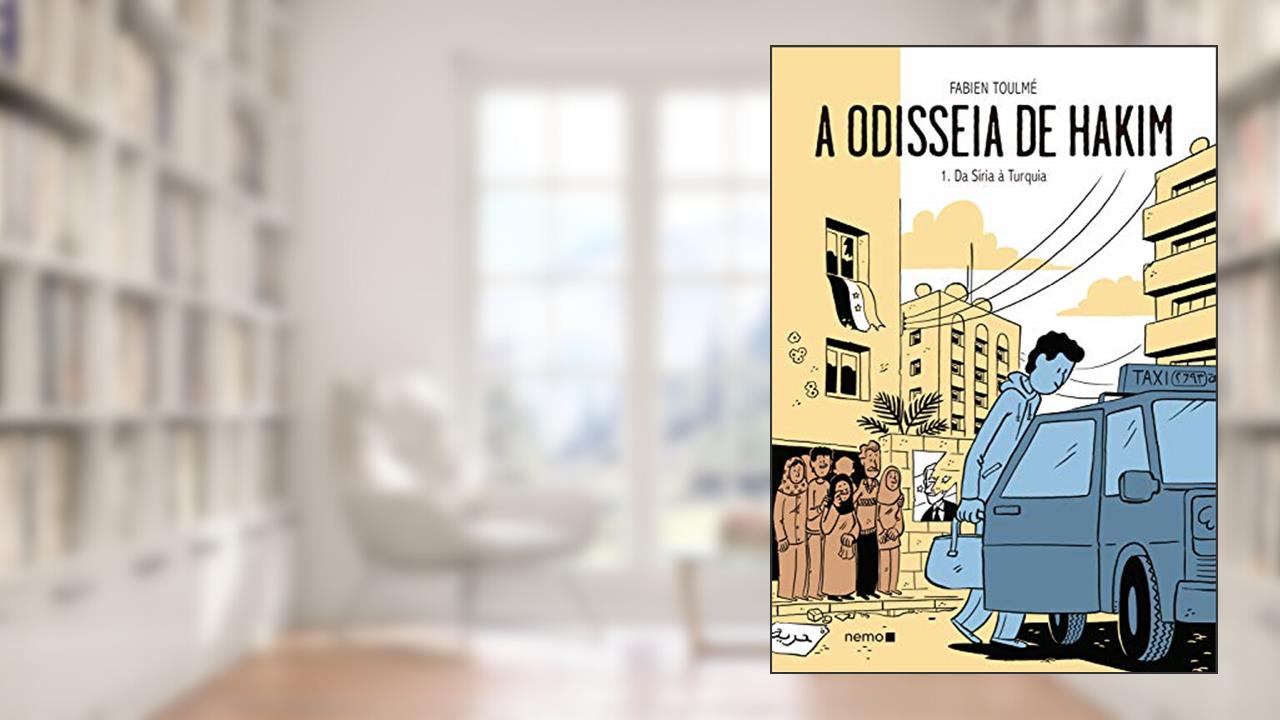 Capa de A odisseia de Hakim Vol. 1: Da Síria à Turquia, do autor Fabien Toulmé
