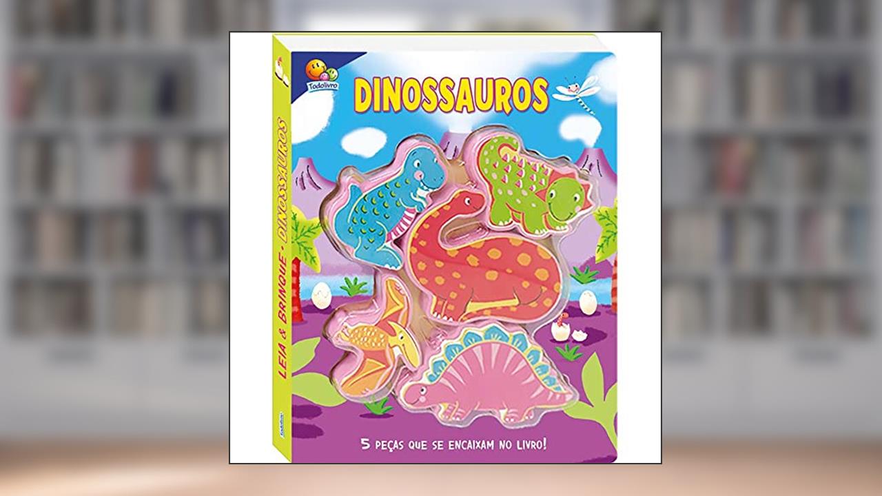 Capa de Leia e Brinque: Dinossauros, do autor BOOKWORKS