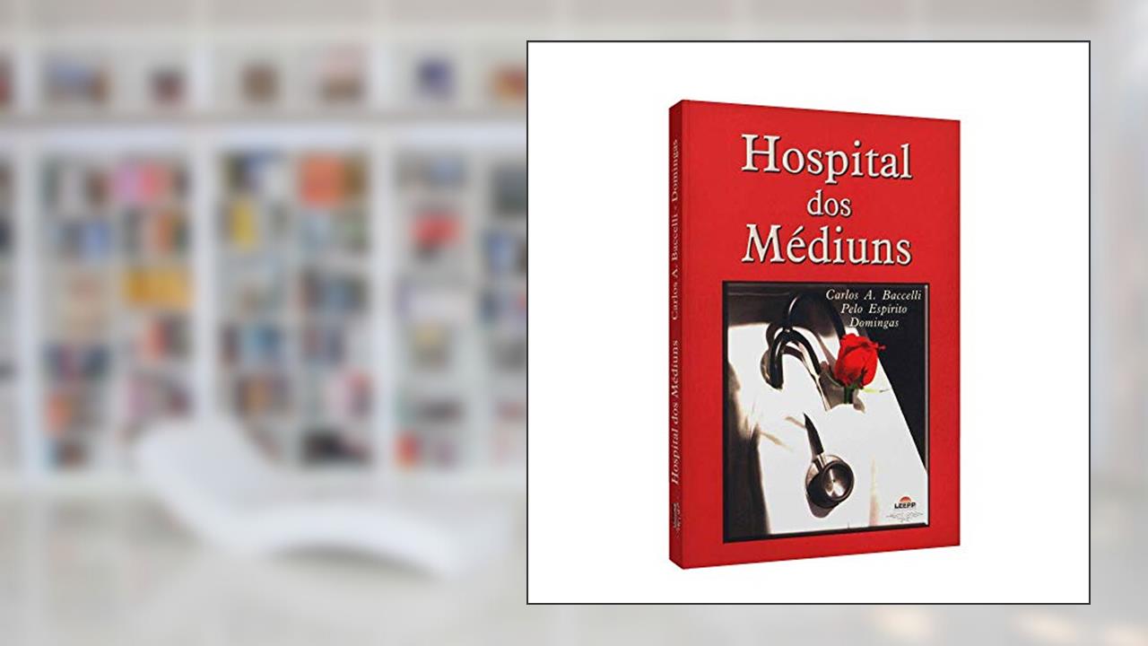 Capa de Hospital dos Médiuns, do autor Carlos Antônio Baccelli; Domingas