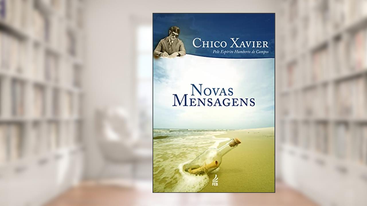 Capa de Novas Mensagens, do autor Francisco Cândido Xavier; Humberto De Campos