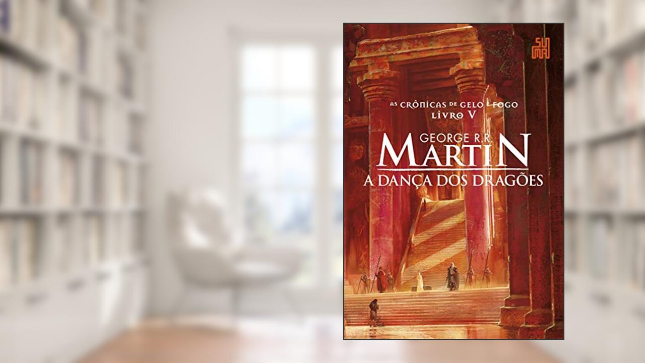 Capa de A dança dos dragões: 5, do autor George R.R. Martin