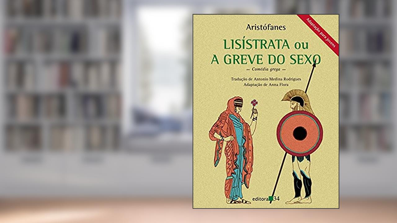 Capa de Lisístrata ou A greve do sexo, de Aristófanes
