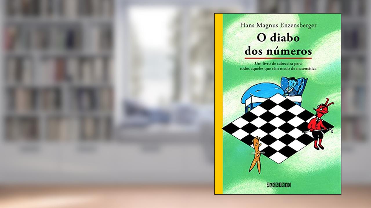 Capa de O diabo dos números, do autor Hans Magnus Enzensberger