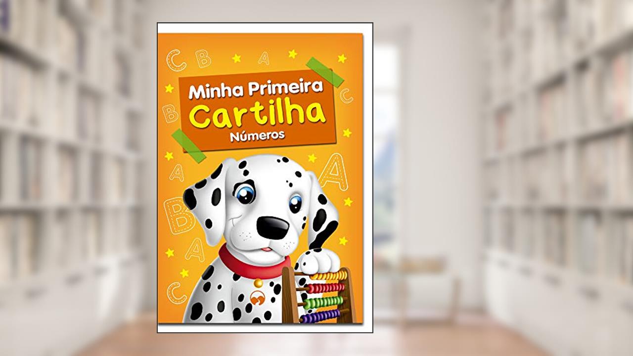 Capa de Números: Minha Primeira Cartilha, do autor Vicenti Viviane