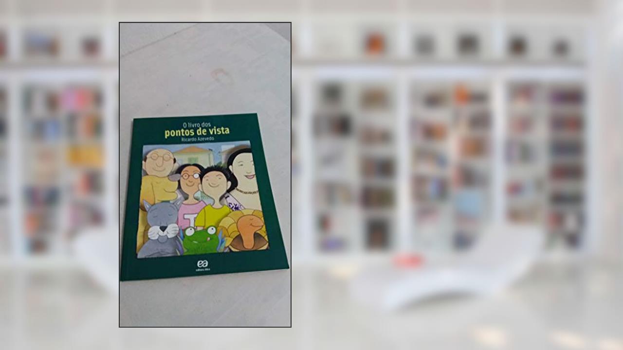 Capa de O livro dos pontos de vista, do autor Ricardo Azevedo