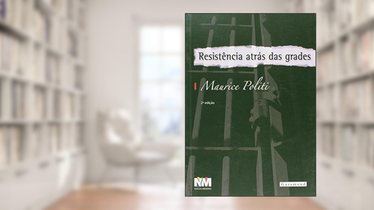 Capa de Resistência Atrás das Grades, do autor Maurice Paliti