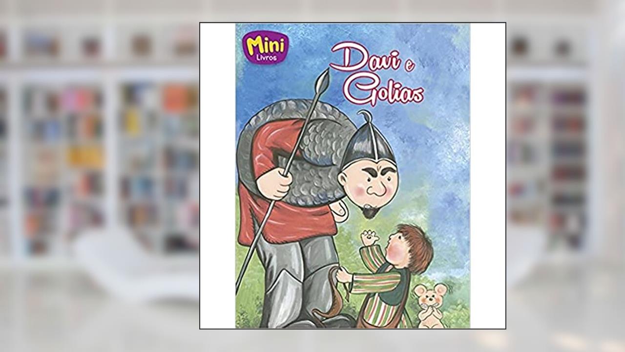 Capa de Davi e Golias - Coleção Mini-Bíblicos, do autor Cristina Marques