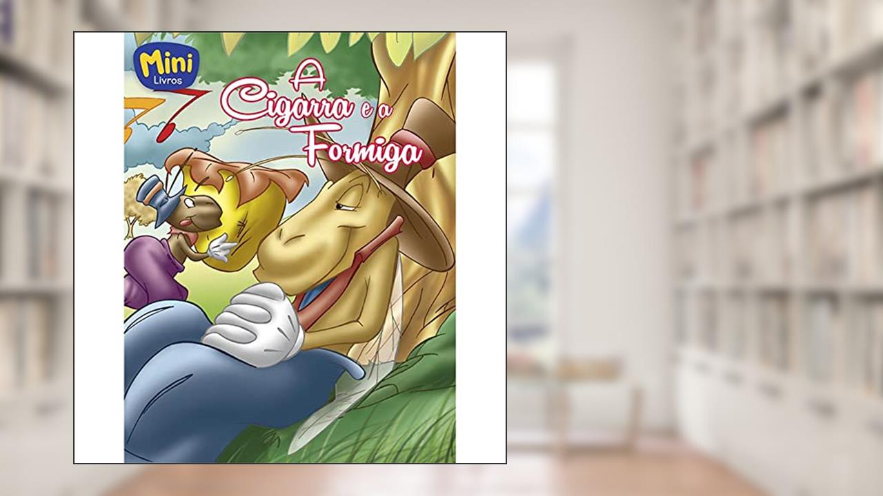 Capa de Mini - Fábulas: Cigarra e a Formiga, A, do autor Roberto Belli