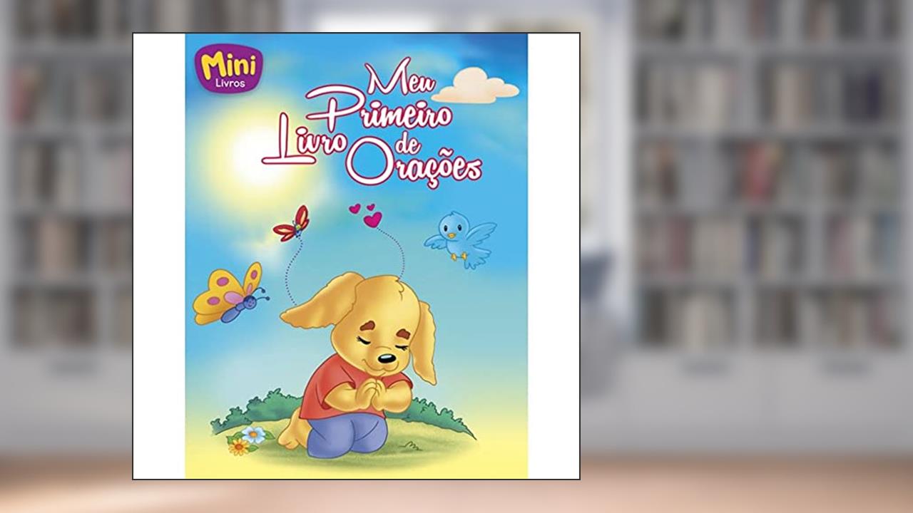 Capa de Meu Primeiro Livro de Orações - Coleção Mini-Bíblicos, do autor Cristina Marques