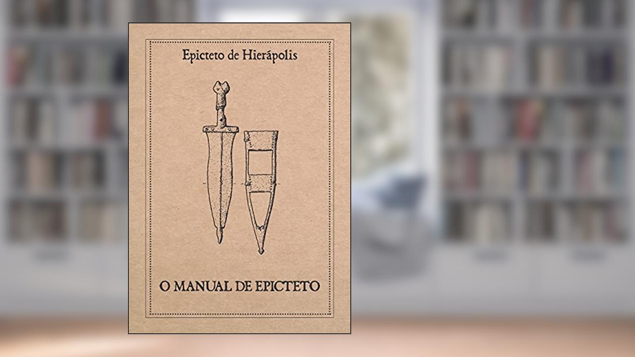 Capa de O Manual de Epicteto: Edição original de 2007, do autor Aldo Dinucci