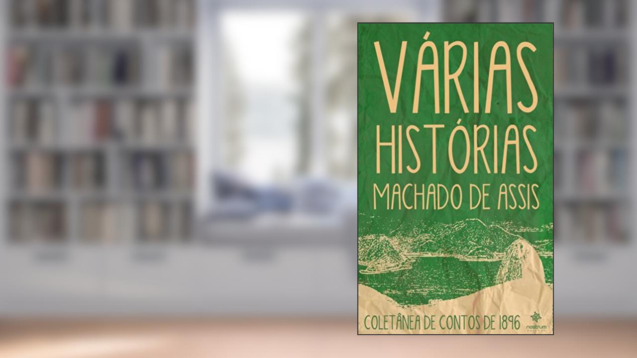 Capa de Várias Histórias - Coletânea de Contos de 1896, do autor Machado de Assis