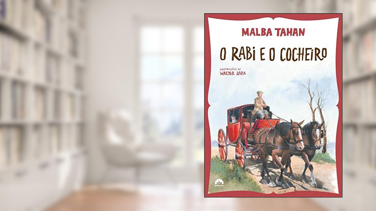 Capa de O rabi e o cocheiro, do autor Malba Tahan