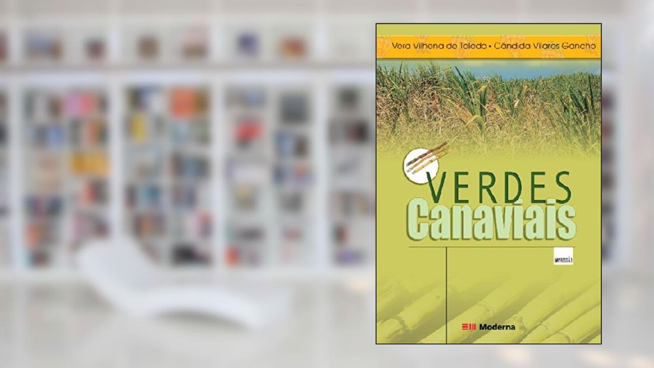 Capa de Verdes Canaviais, do autor Candida Vilares Gancho