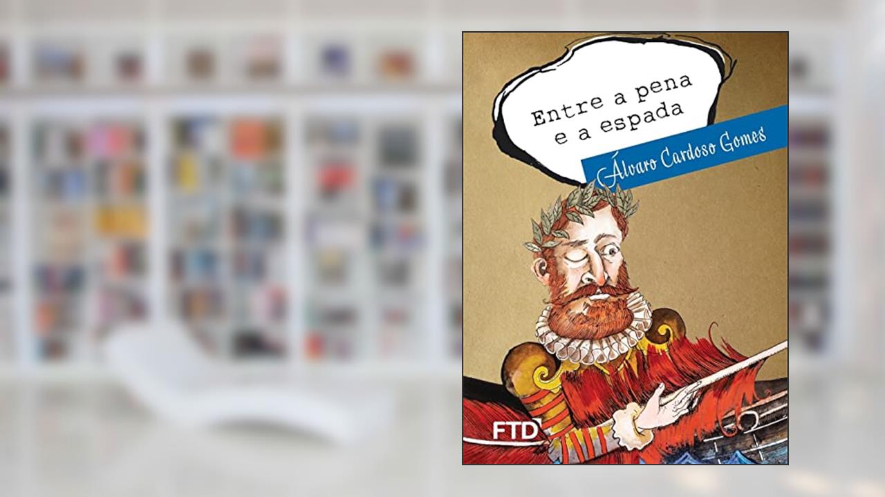Capa de Entre a Pena e a Espada, do autor Álvaro Cardoso Gomes