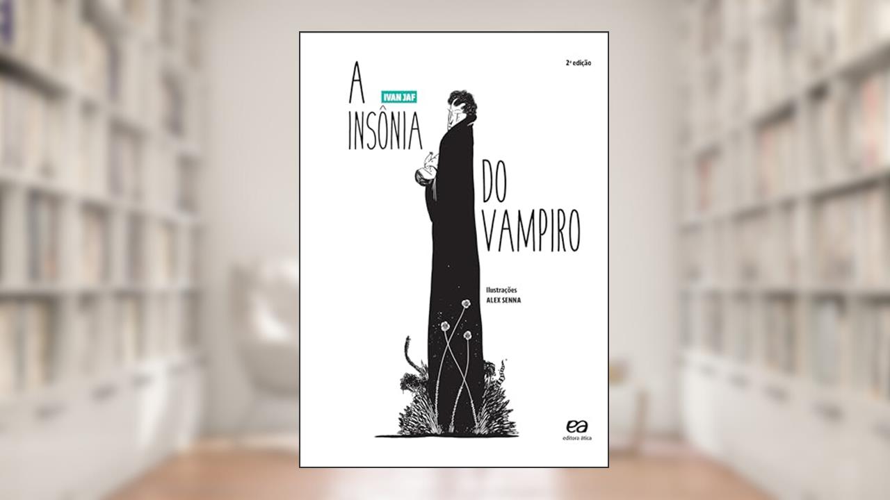 Capa de A insônia do vampiro, do autor Ivan Jaf