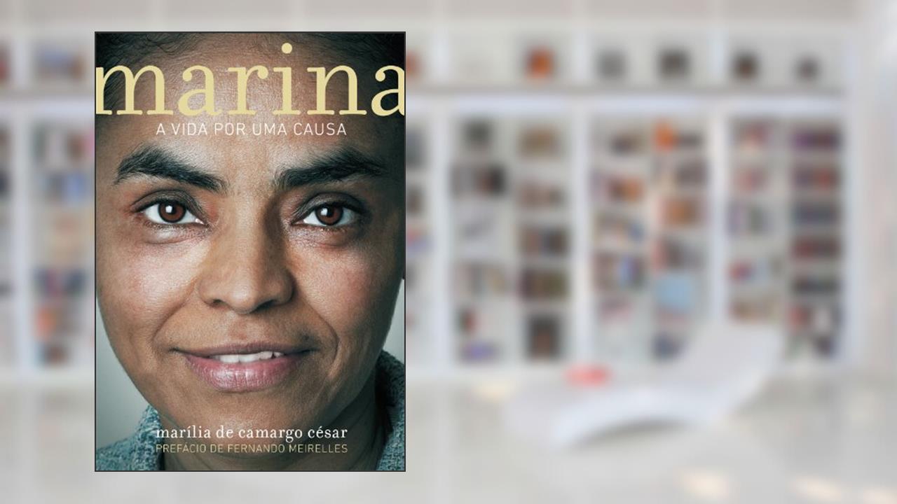 Capa de Marina: A vida por uma causa, do autor Marília de Camargo César