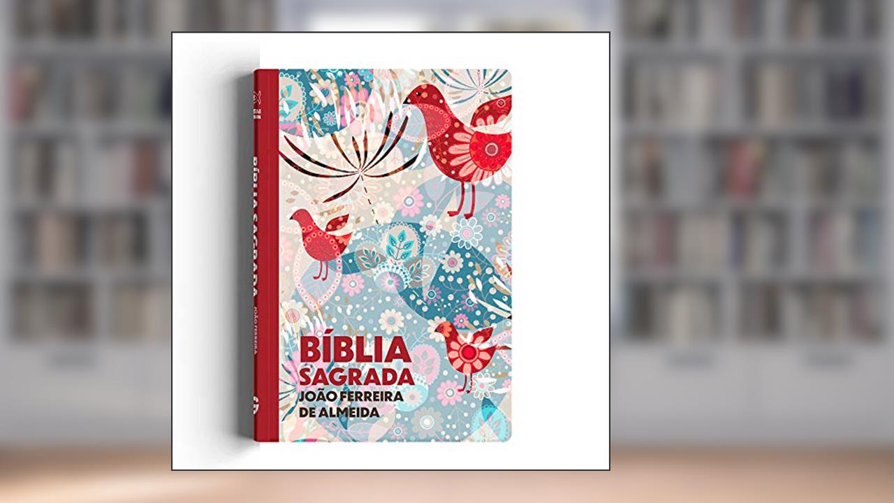 Capa de Bíblia RC grande - 1 Cor capa especial - Estampa pássaros, do autor João Ferreira de Almeida