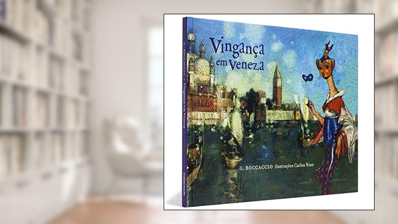 Capa de Vingança em Veneza - Coleção Dedinho de Prosa, do autor Giovanni Boccaccio