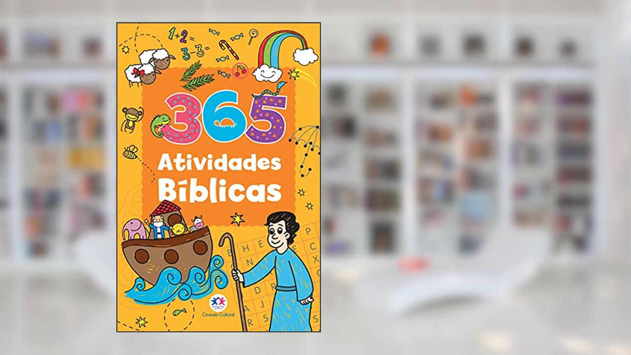 Capa de 365 atividades bíblicas, do autor Ciranda Cultural