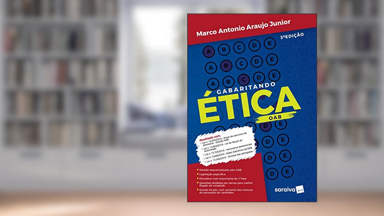 Capa de Gabaritando Ética - 3ª edição de 2020, do autor Marco Antonio Araujo Junior