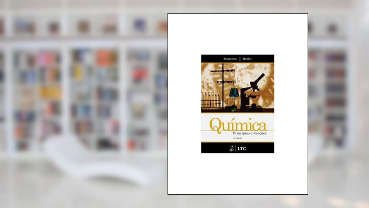 Capa de Química - Princípios e Reações, do autor Masterton