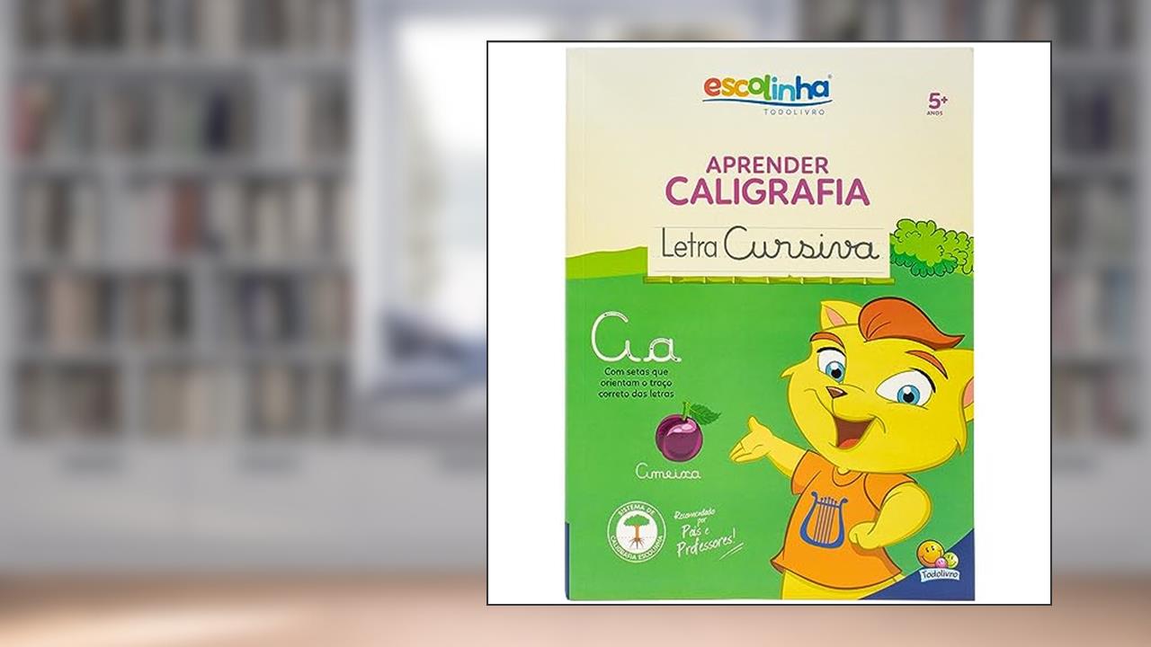 Capa de Aprender Caligrafia: Letra Cursiva, do autor Todolivro