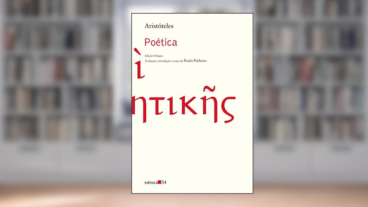 Capa de Poética, de Aristóteles