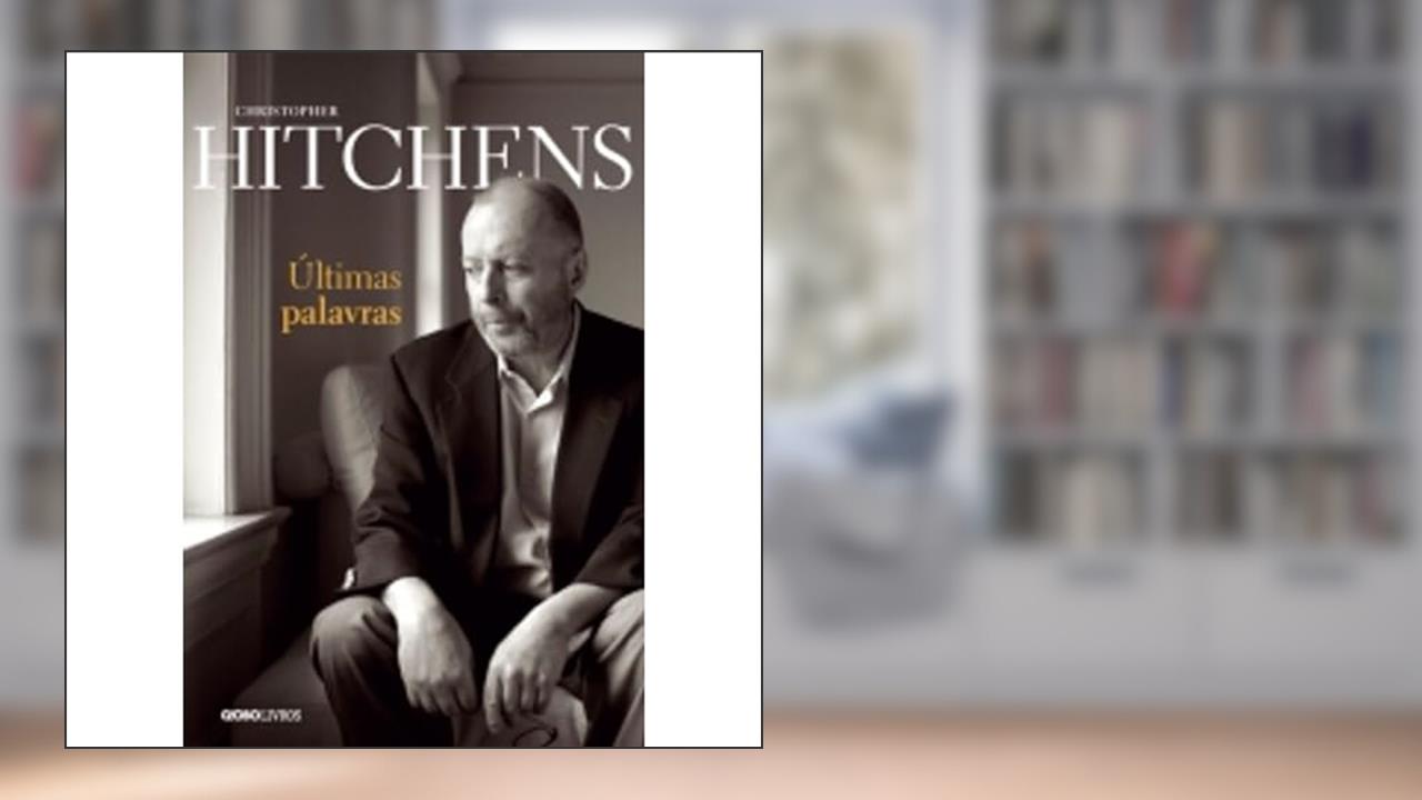 Capa de Últimas palavras, do autor Christopher Hitchens