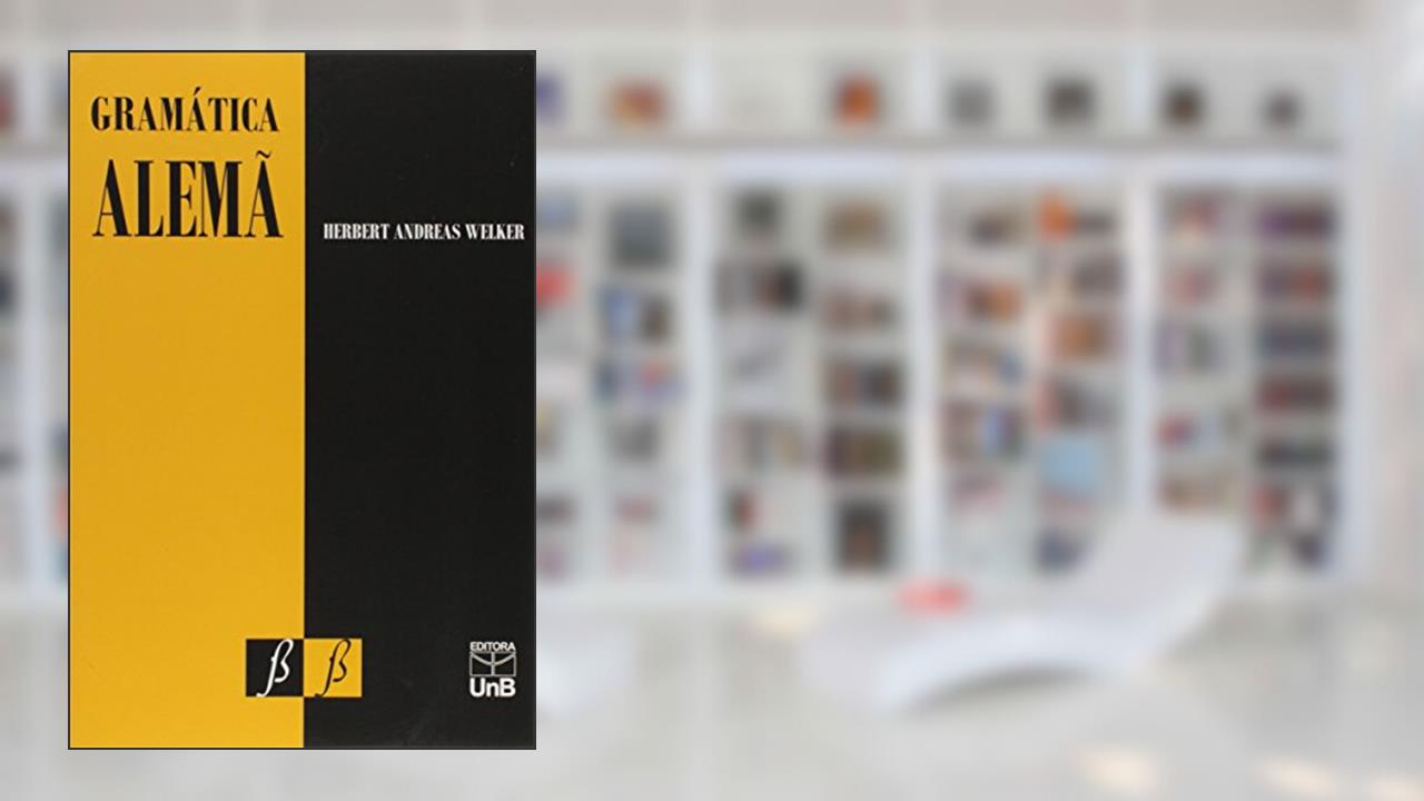 Capa de Gramática Alemã, do autor Herbert Andreas Welker