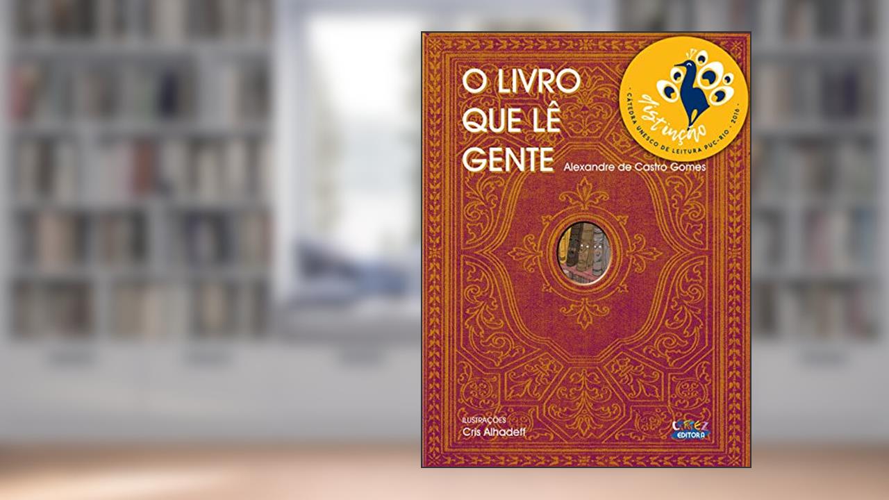 Capa de O livro que lê gente, do autor Alexandre de Castro Gomes