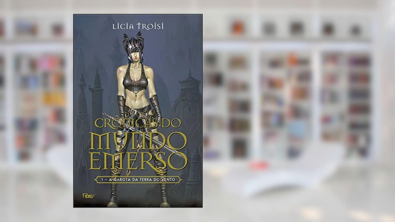 Capa de A garota da terra do vento, do autor Licia Troisi