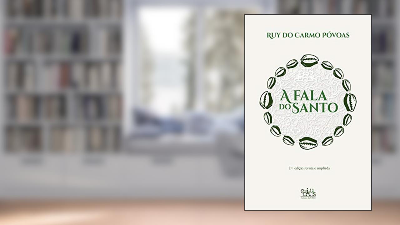 Capa de A Fala do Santo, do autor Ruy do Carmo Póvoas