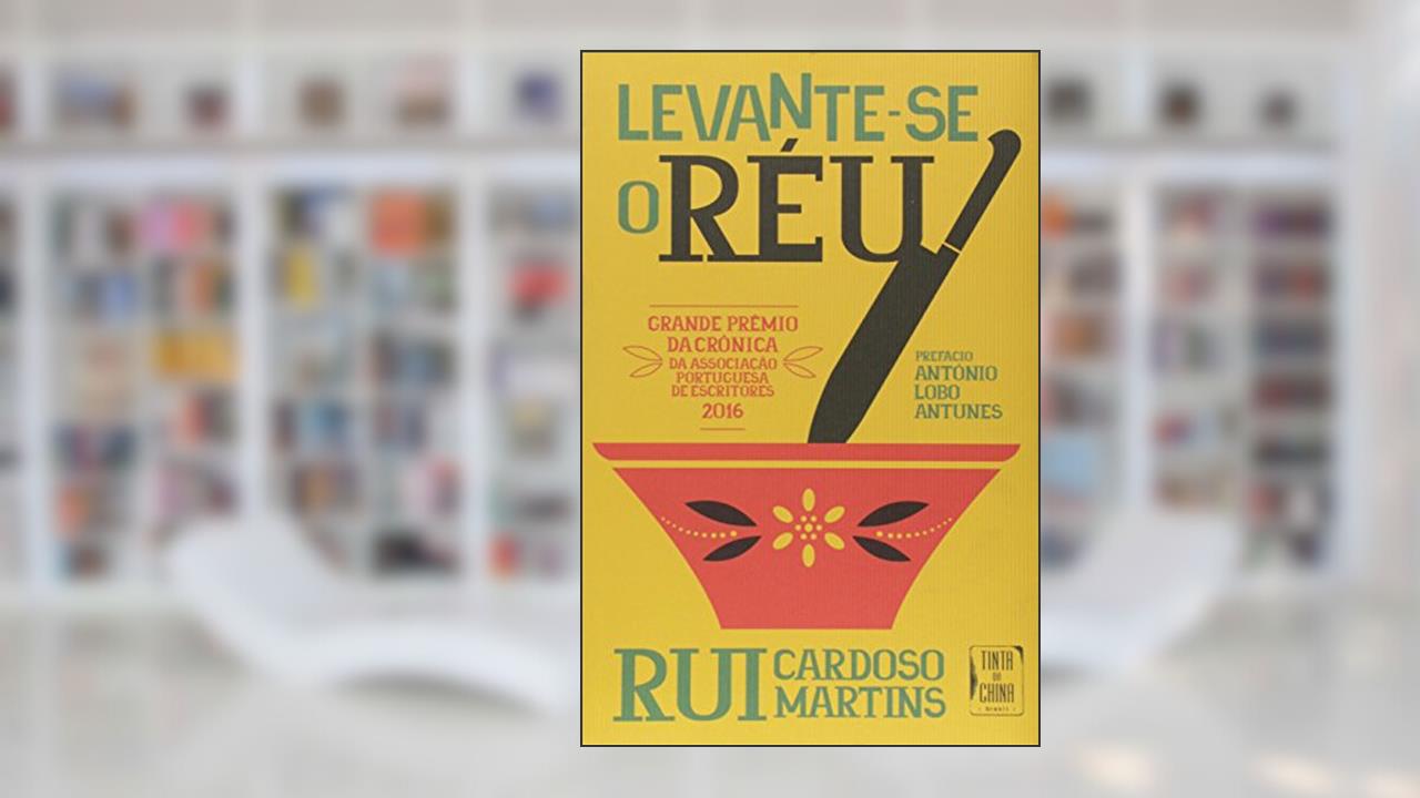 Capa de Levante-se o réu, do autor Rui Cardoso Martins