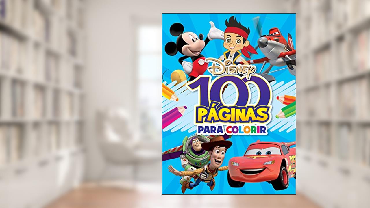 Capa de 100 Páginas Para Colorir Disney - Meninos, do autor Jefferson Ferreira