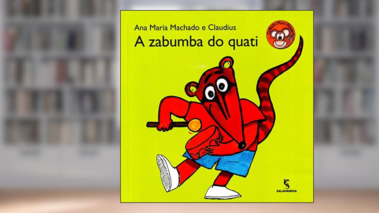 Capa de A zabumba do quati, do autor Ana Maria Machado