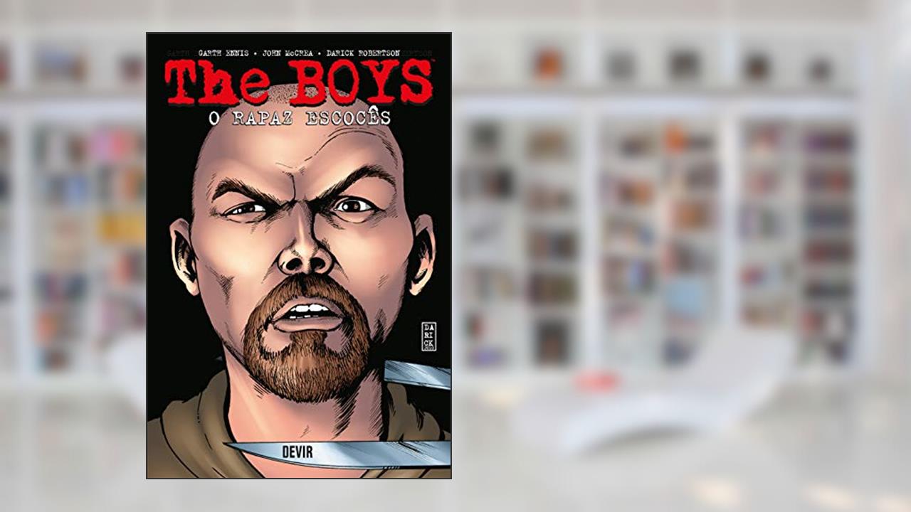 Capa de The Boys Volume 8: O Rapaz Escocês, do autor Garth Ennis