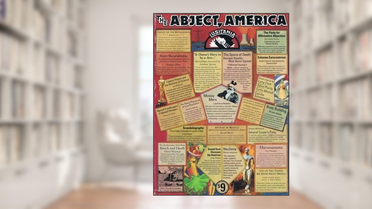 Capa de Lusitania 4: The Abject America: A Objecto, a America, do autor Catherine Liu