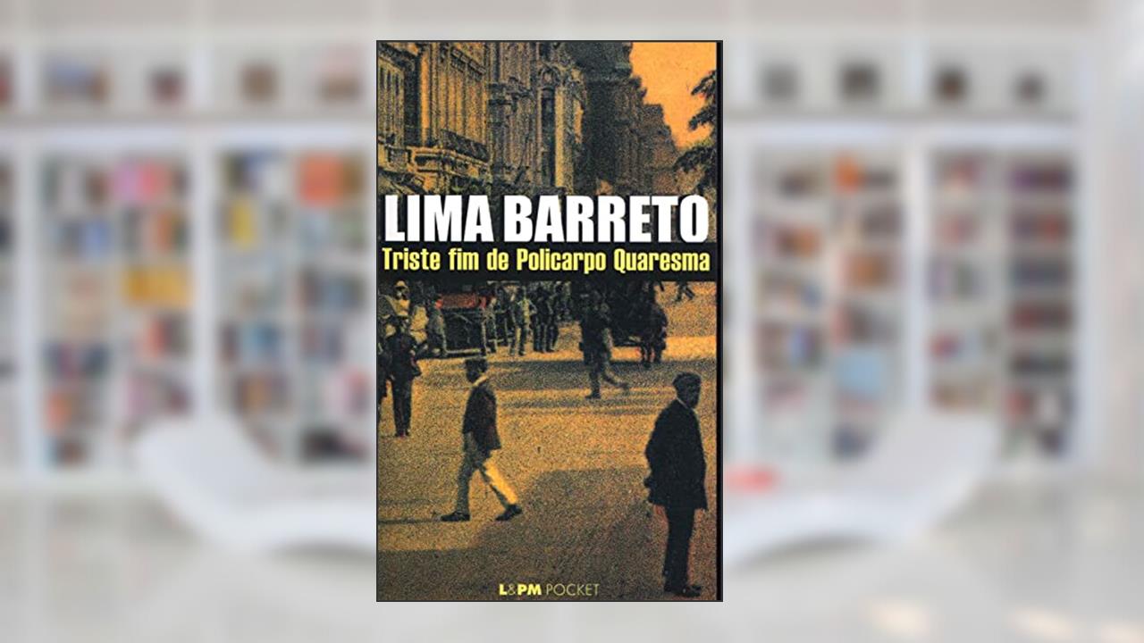 Capa de Triste fim de Policarpo Quaresma, do autor Lima Barreto