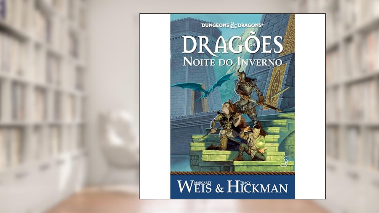 Capa de Crônicas de Dragonlance Vol. 2 - Dragões da Noite do Inverno, do autor Margaret Weis; Tracy Hickman