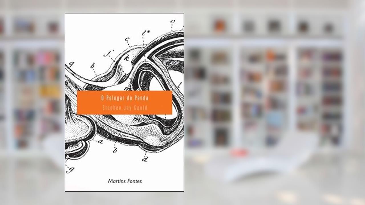 Capa de O polegar do panda, do autor Stephen Jay Gould